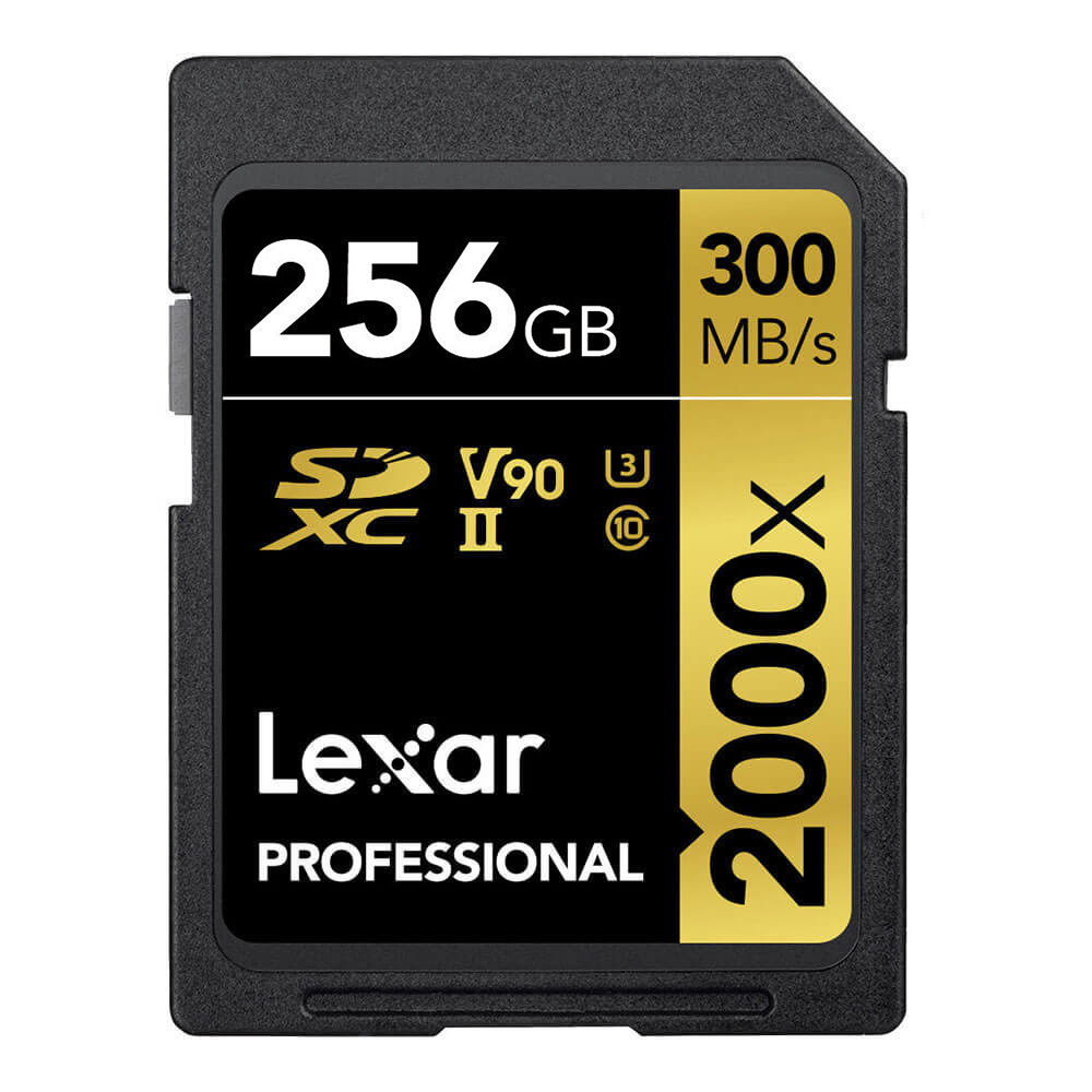 Lexar Professional 2000x GOLD 256GB SDXC