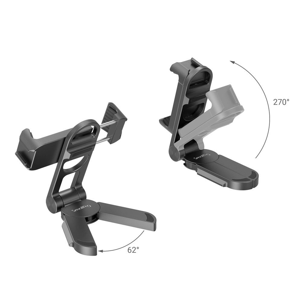 Supporto Universale SmallRig 3559 Per Smartphone | Inclinabile 180&deg;, Rotazione 360&deg;, In Metallo