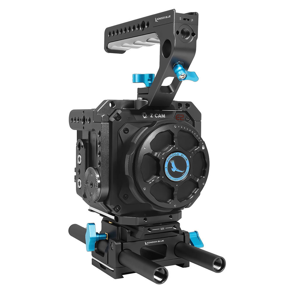 Zcam Rig Kondor Blue Z CAM E2 Base Rig Raven Black | CameraNU.nl