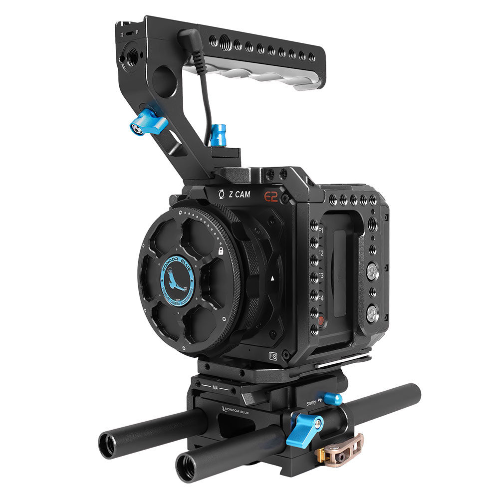 Zcam Rig Kondor Blue Z CAM E2 Base Rig Raven Black | CameraNU.nl