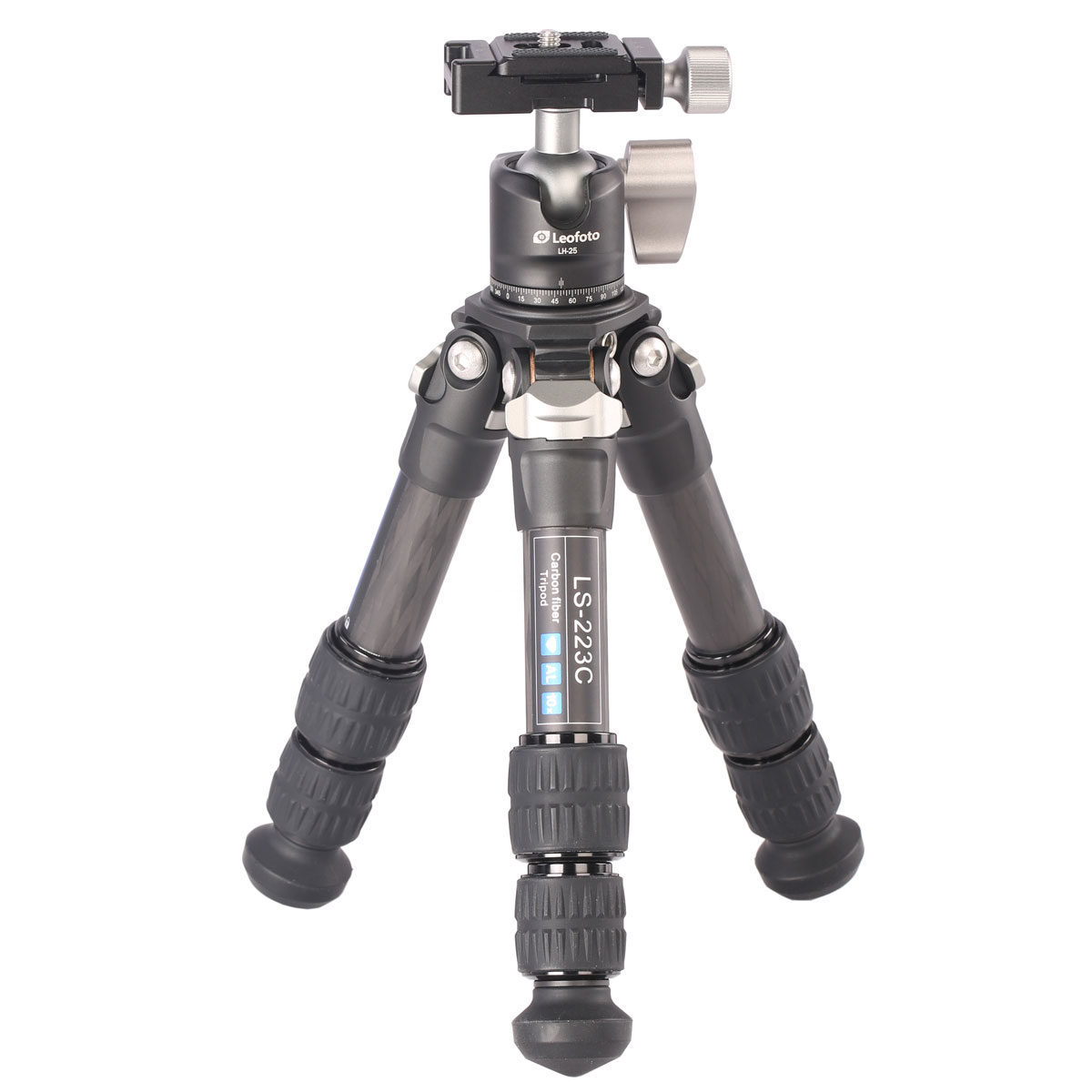 Leofoto Ranger LS-223C statief + balhoofd LH-25