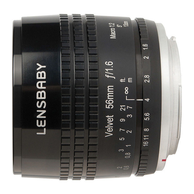 Lensbaby Velvet 56 Sony E-mount objectief Zwart