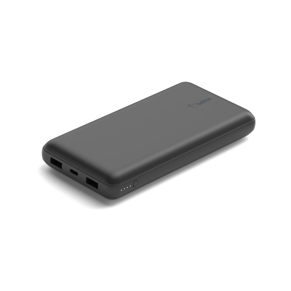 Belkin BOOST↑CHARGE™ 20.000mAh-powerbank - USB-A/USB-C input - 15W - met kabel - Zwart