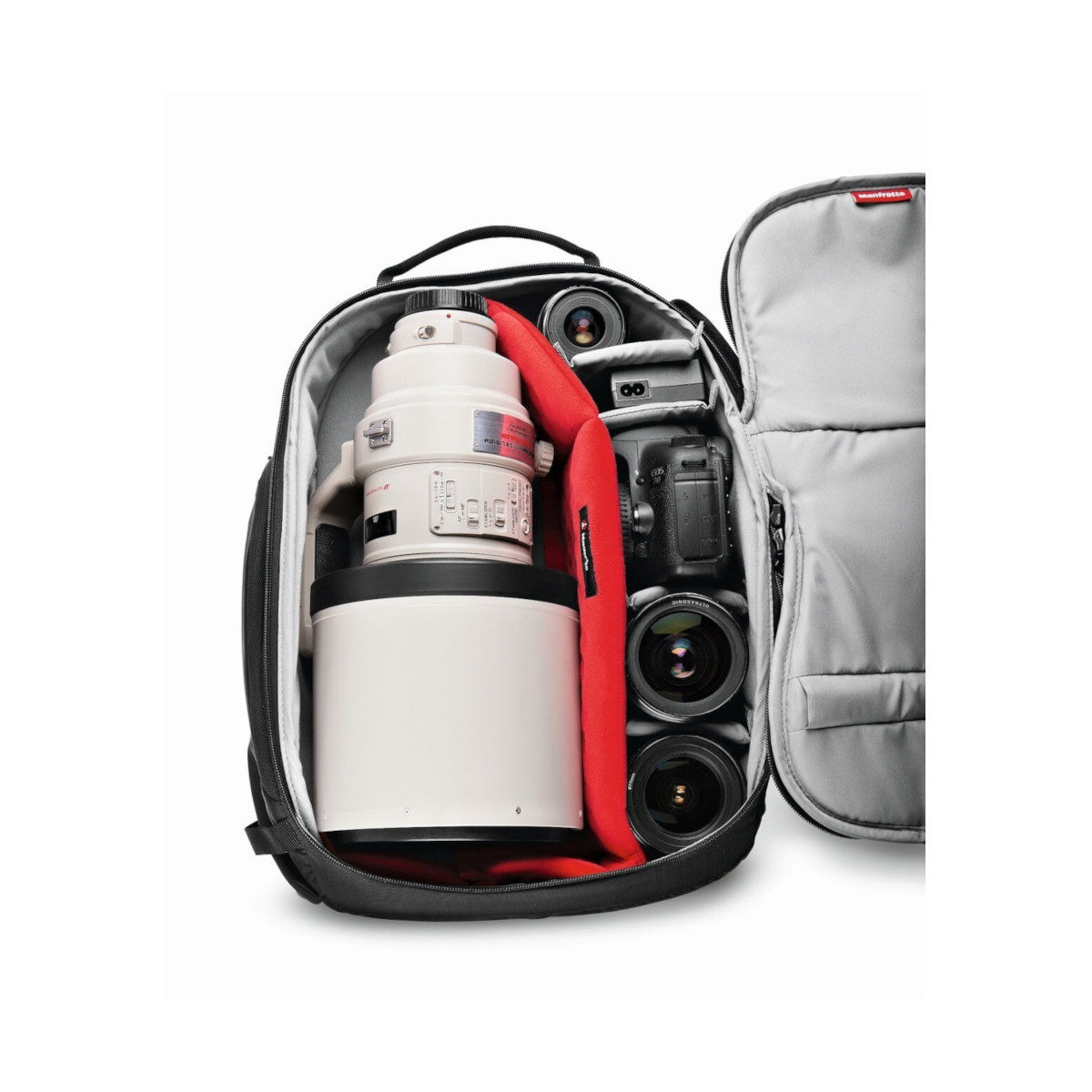 Manfrotto Bumblebee-130 PL Pro Light Camera Backpack – Holds DSLR With 70-200mm Lens + 8 Extra Lenses & 15” Laptop – Black, Full-Size - View #11