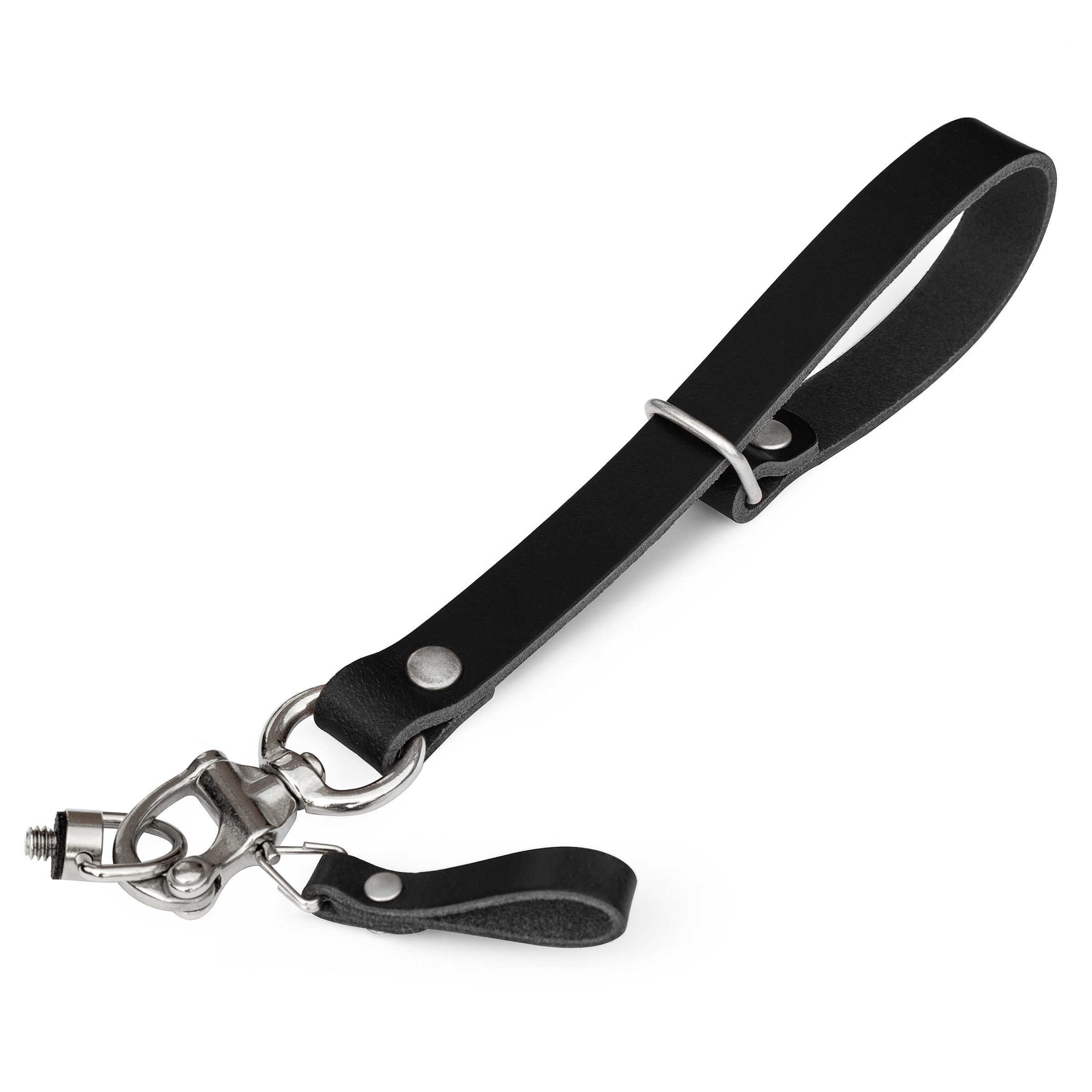 The Hantler Wrist strap quick release Black/Silver