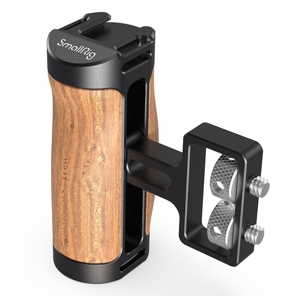 SmallRig 2913 Wooden Mini Side Handle (1/4"-20 Screws)