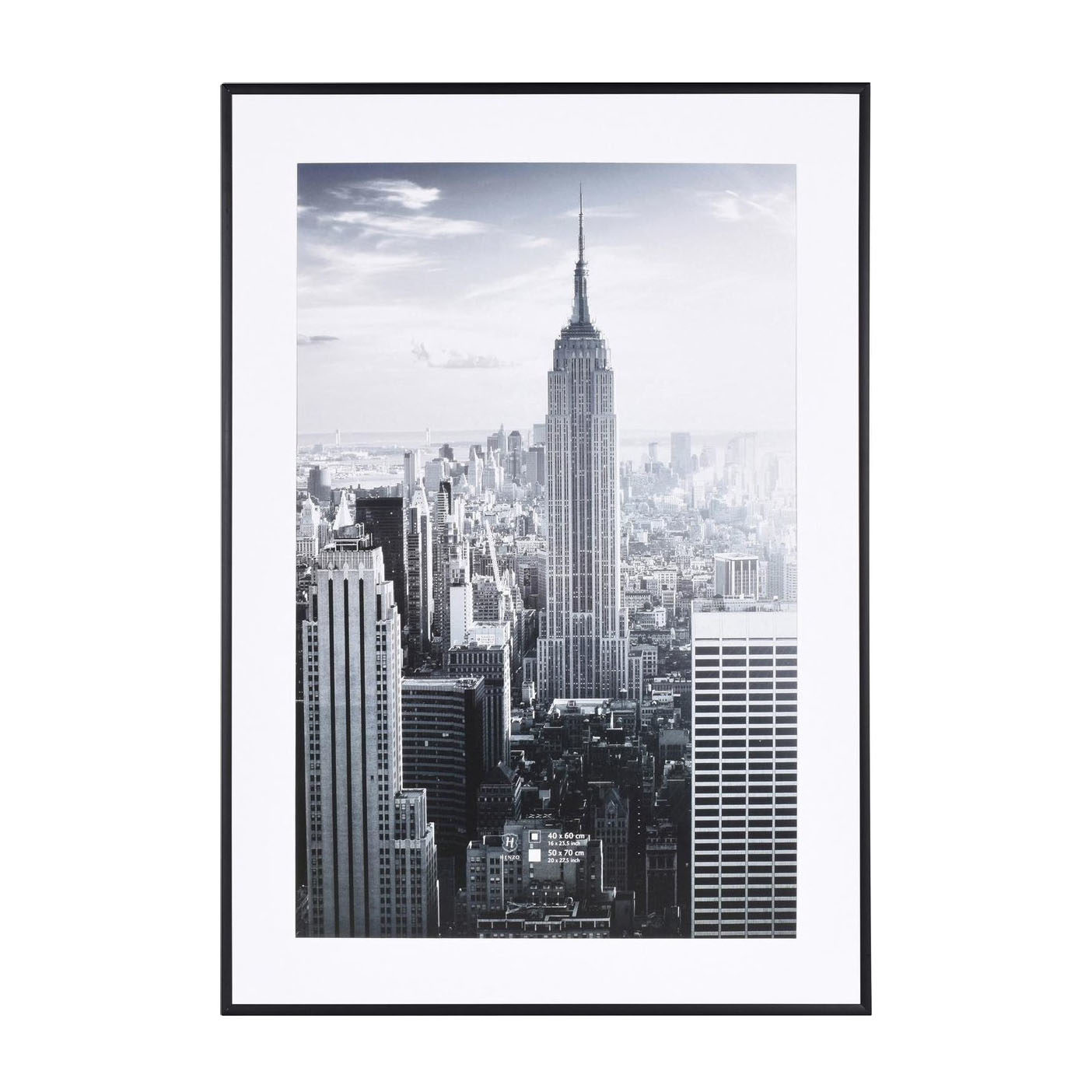 Henzo Fotolijst Manhattan Zwart 50x70cm