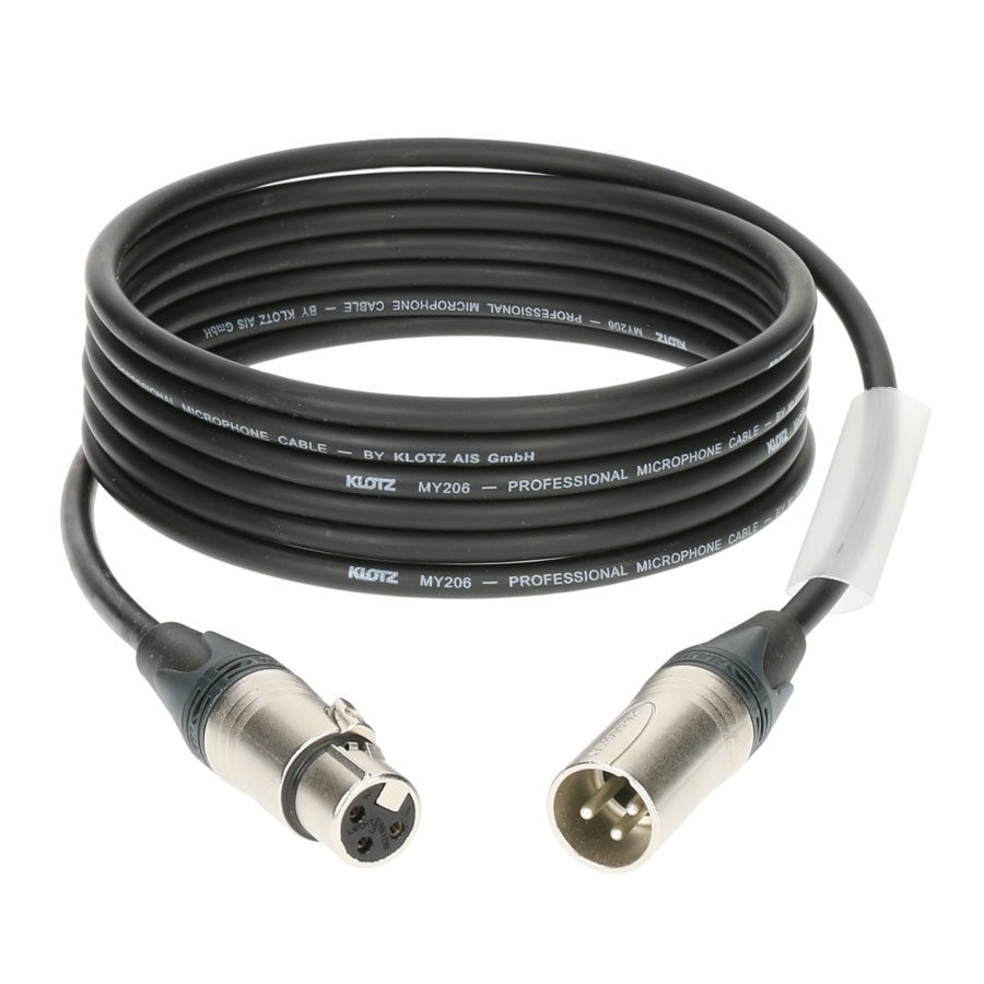 Klotz PM 3XM1S1N020 Professionele XLR Male - XLR Female kabel 2m