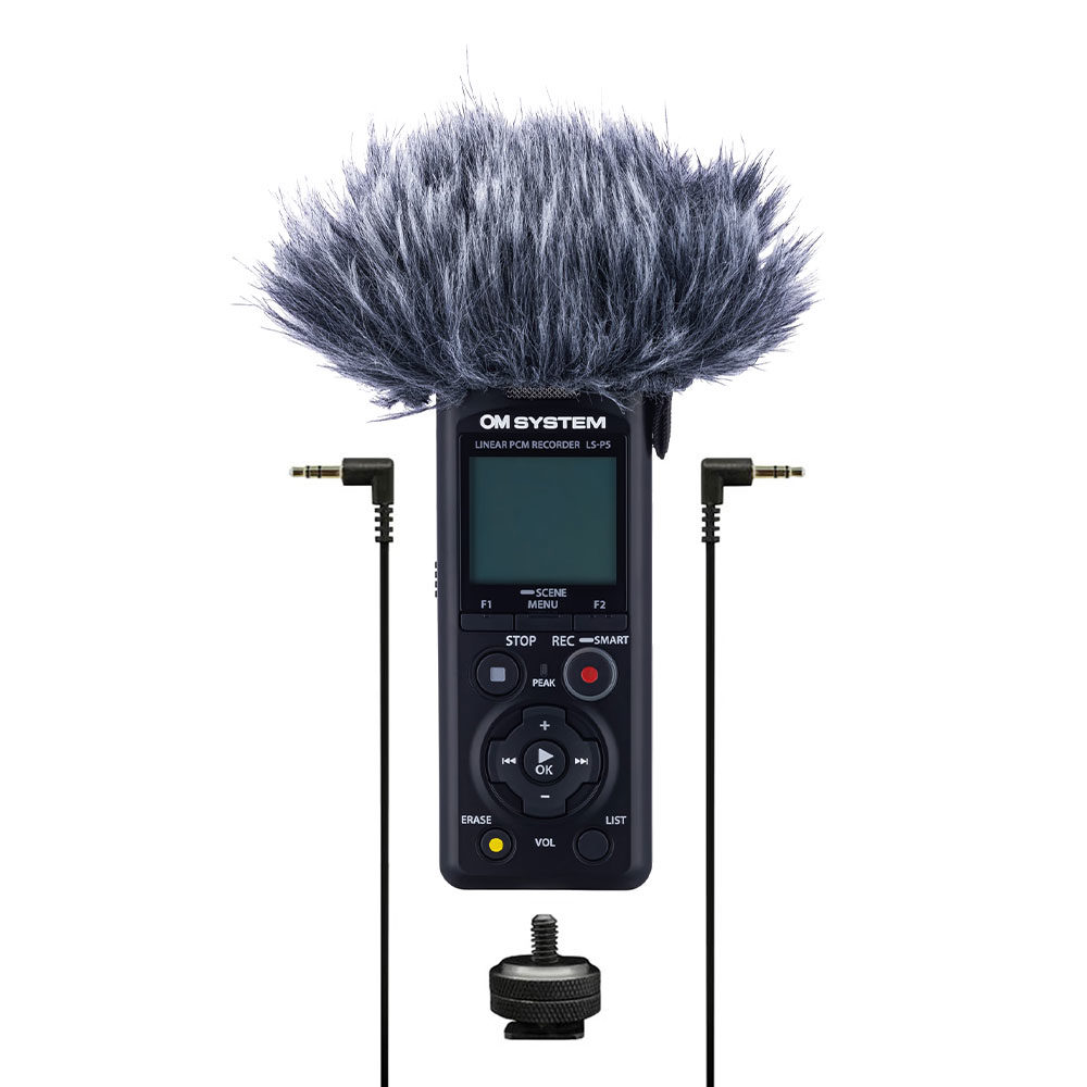 OM SYSTEM LS-P5 Videographer Kit w/ Windscreen Hot Shoe A...