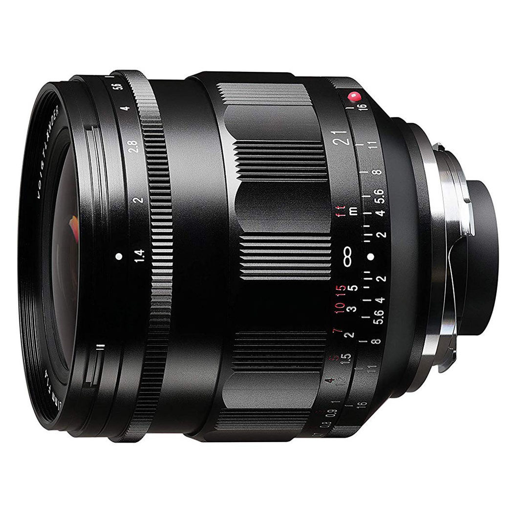 Voigtlander Nokton 21mm f/1.4 VM Leica M-mount objectief Zwart