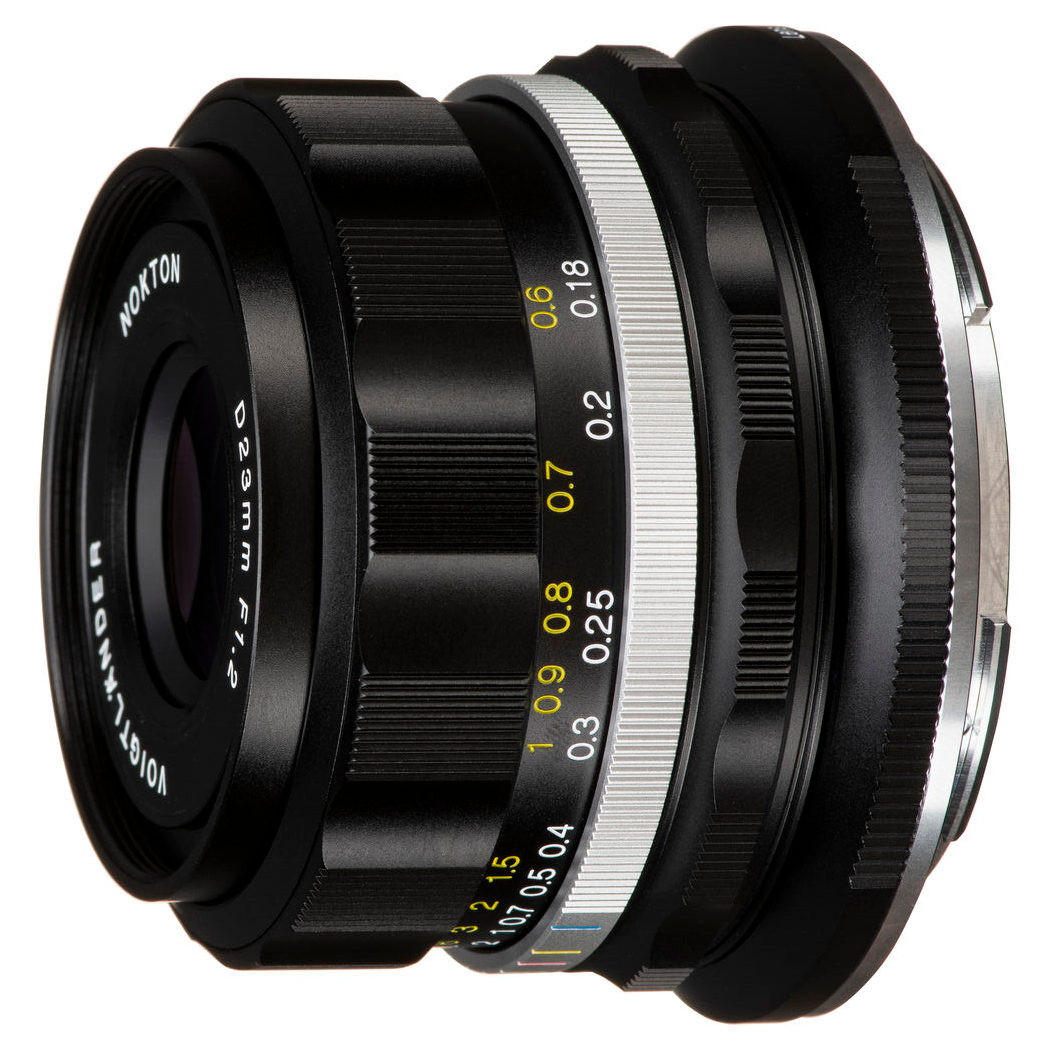 Voigtlander Nokton 23mm f/1.2 D Nikon Z-mount objectief Zwart