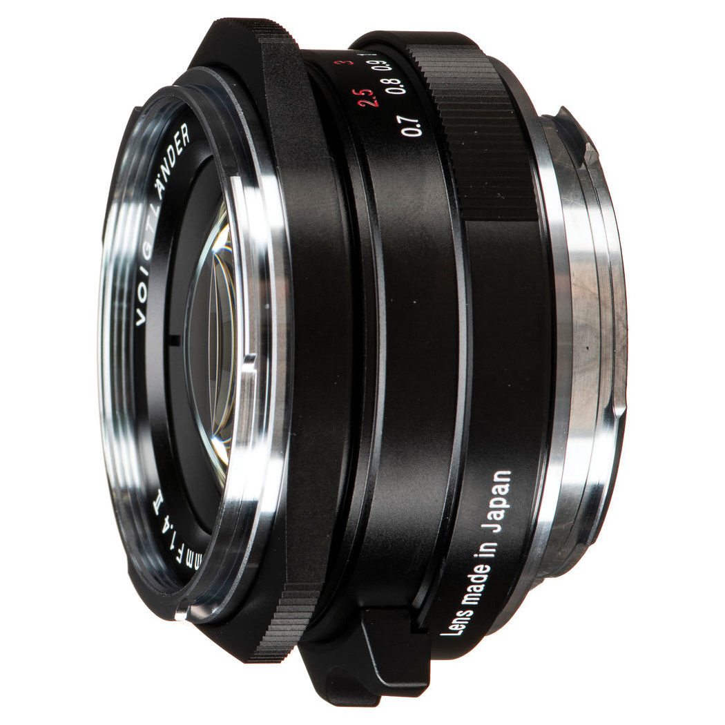 Voigtlander Nokton 35mm f/1.4 M.C. VM II Leica M-mount objectief Zwart