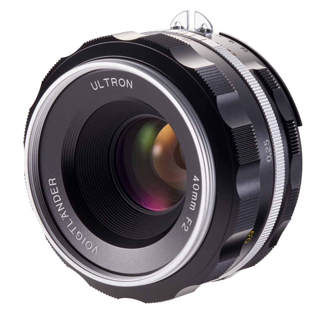 Voigtlander Ultron 40mm f/2.0 SL IIS Nikon F-mount objectief Zilver