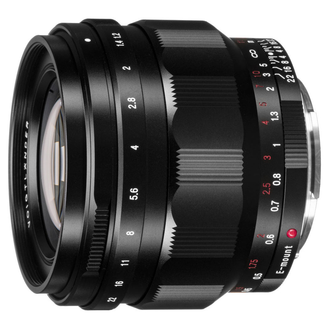 Voigtlander Nokton 50mm f/1.2 Sony E-mount objectief Zwart