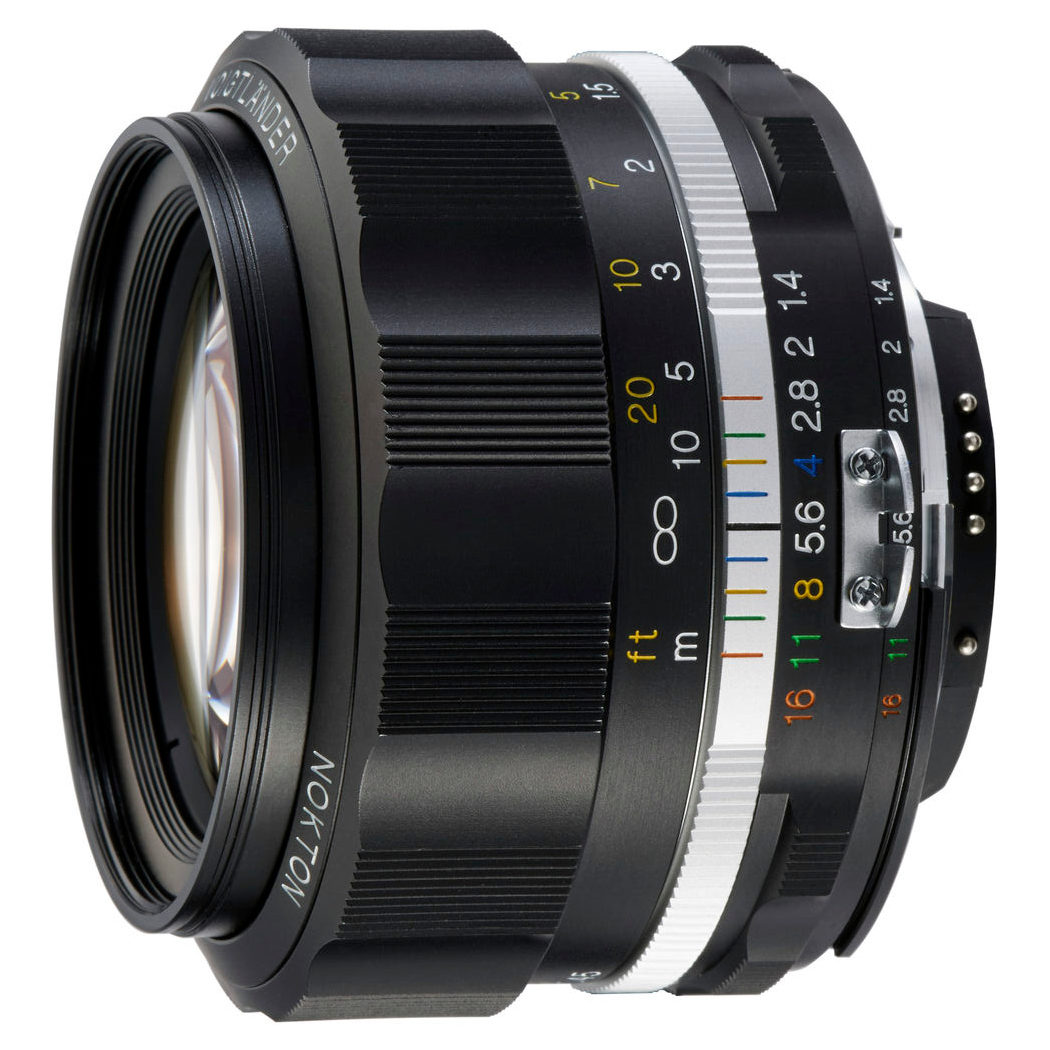 Voigtlander Nokton 58mm f/1.4 SL II S Nikon F-mount objectief Zwart