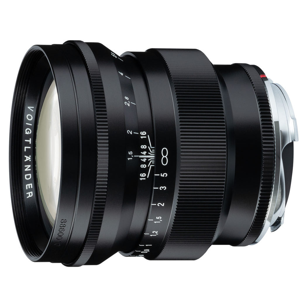 Voigtlander Nokton 75mm f/1.5 VM Leica M-mount objectief Zwart