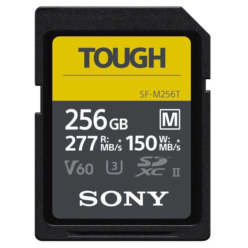 Sony SDXC M Tough series   256GB UHS-II Class 10 U3 V60
