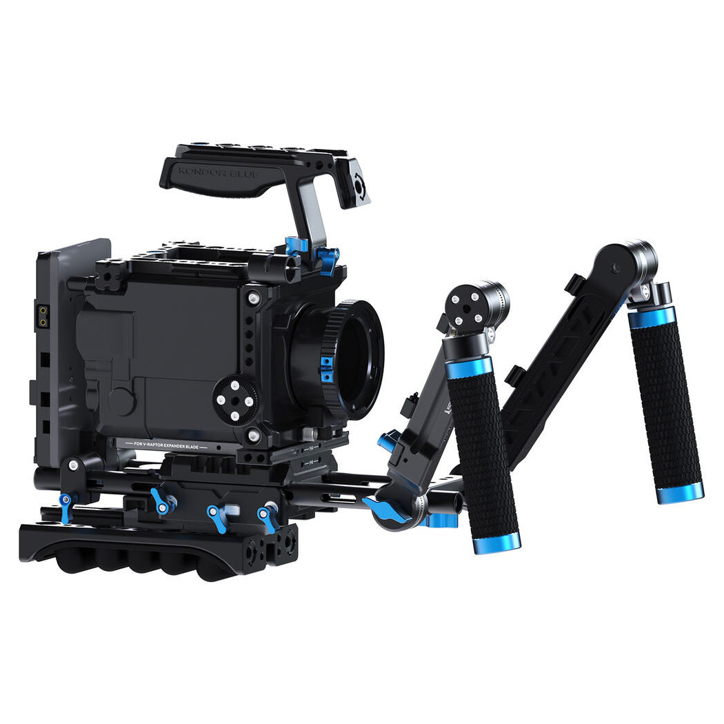 Kondor Blue RED V-RAPTOR Ultimate Rig Zwart | Cameranu