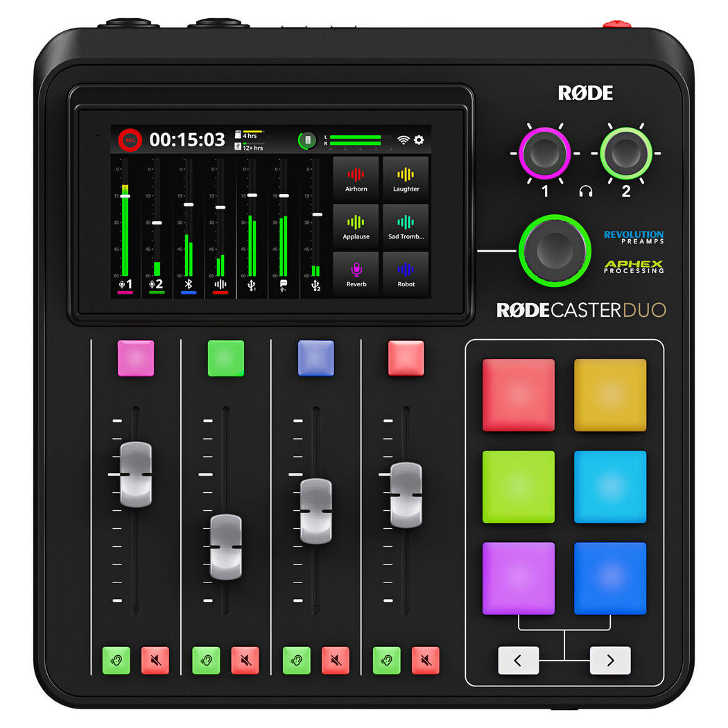 Rode Microphones RØDECaster Duo mengpaneel WLAN, Bluetooth, USB-C