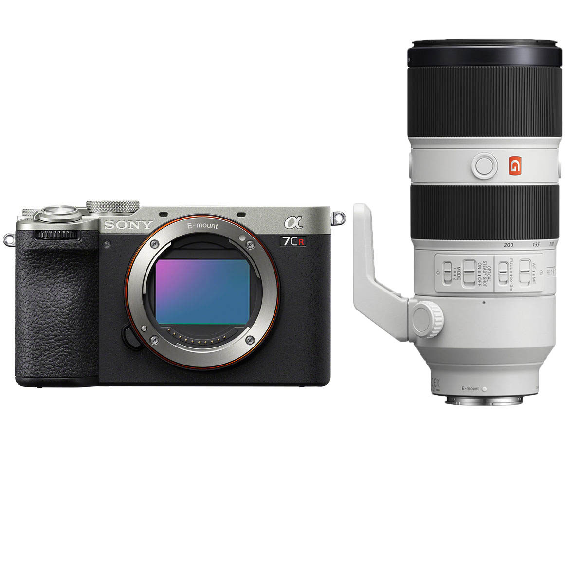 Sony A7C R systeemcamera Zilver + 70-200mm f/2.8 GM II