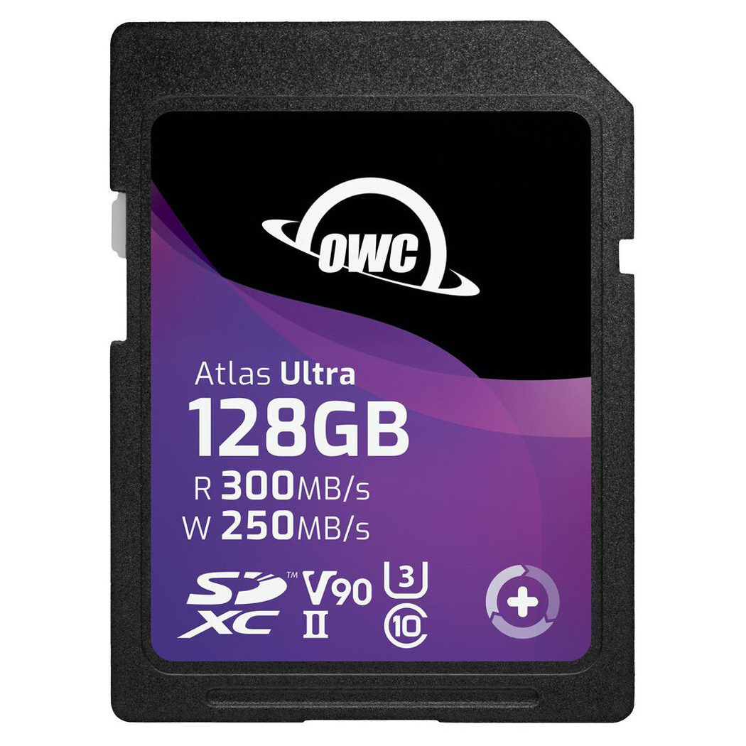 OWC Atlas S Ultra SDXC UHS-II V90 Media Card 128GB