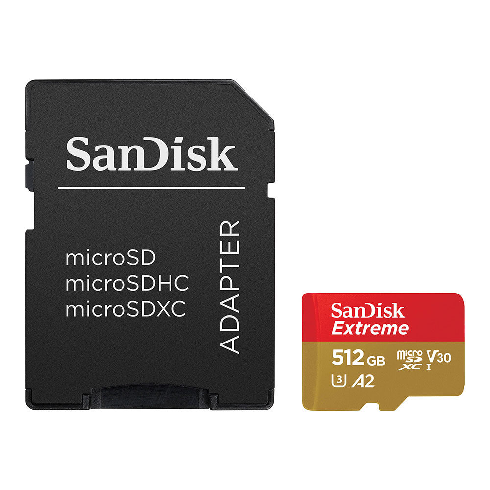 SanDisk MicroSDXC Extreme 512GB 190mb/s