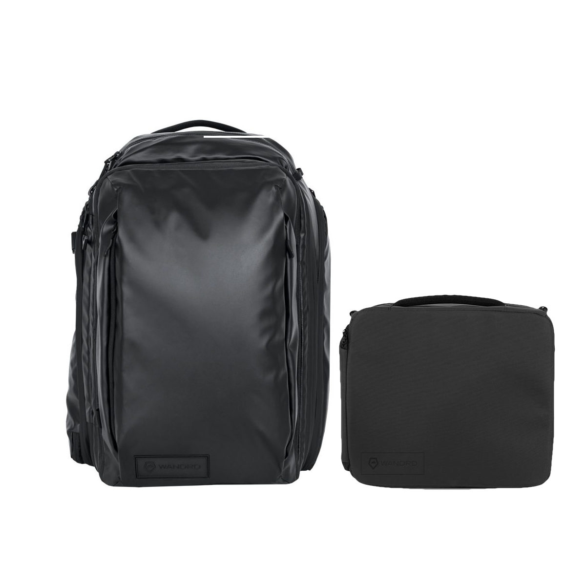 Wandrd Transit Travel 35L Backpack Black Essential Bundle