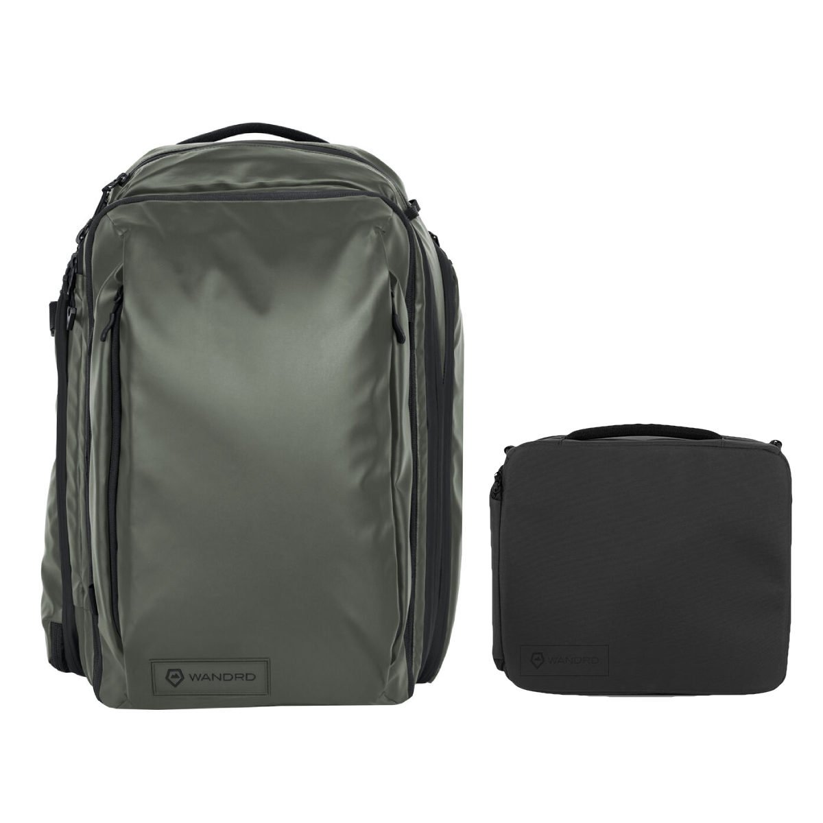 Wandrd Transit Travel 35L Backpack Wasatch Green Essential Bundle