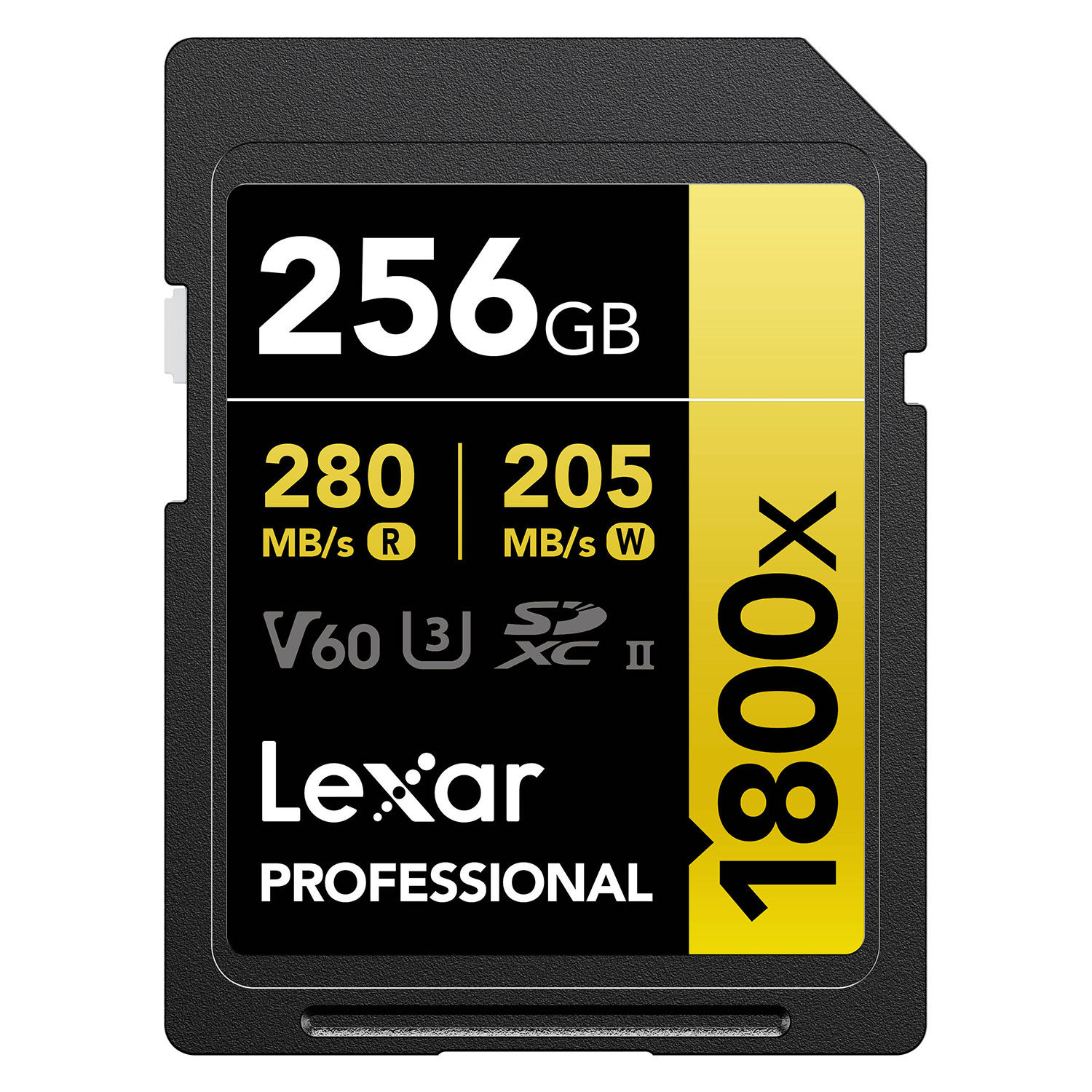 Lexar Professional SDXC 256GB BL 1800X UHS-II V60 Gold