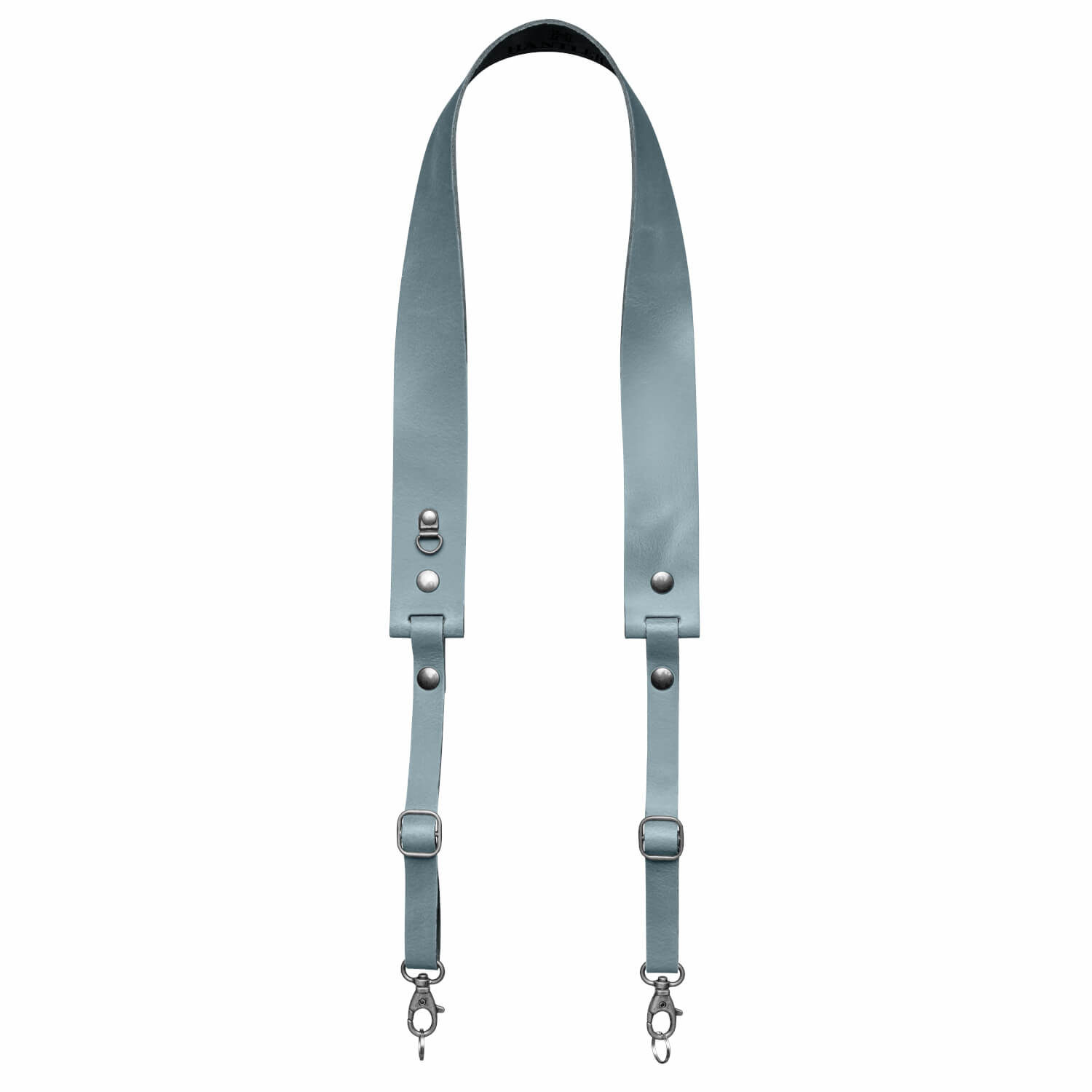 The Hantler Camera Neck Strap Steel Blue/Old silver