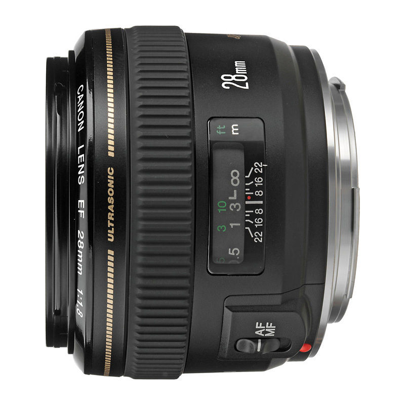 Canon EF 28mm f/1.8 USM objectief - Tweedehands