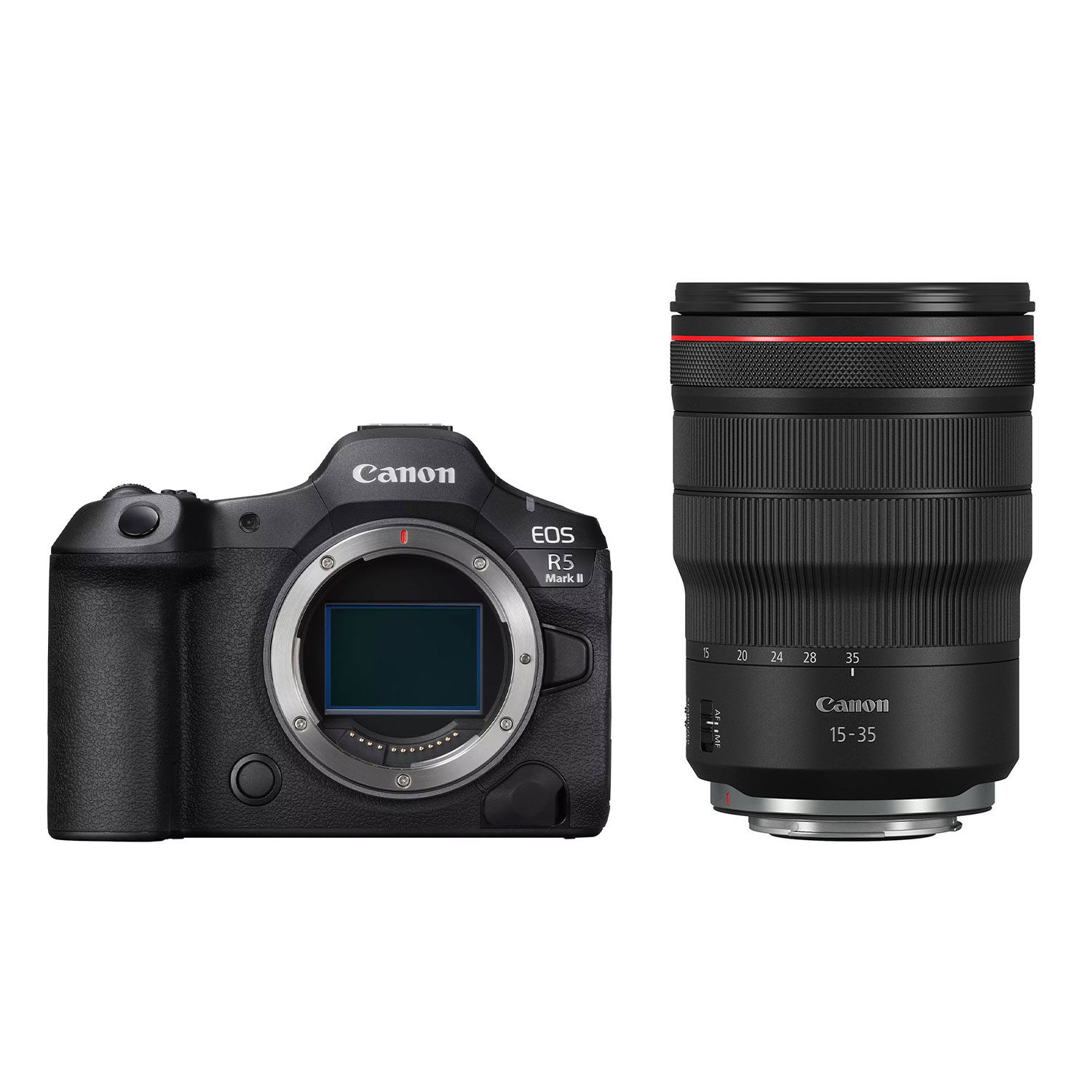 Canon EOS R5 Mark II systeemcamera Zwart + RF 15-35mm f/2.8L IS USM