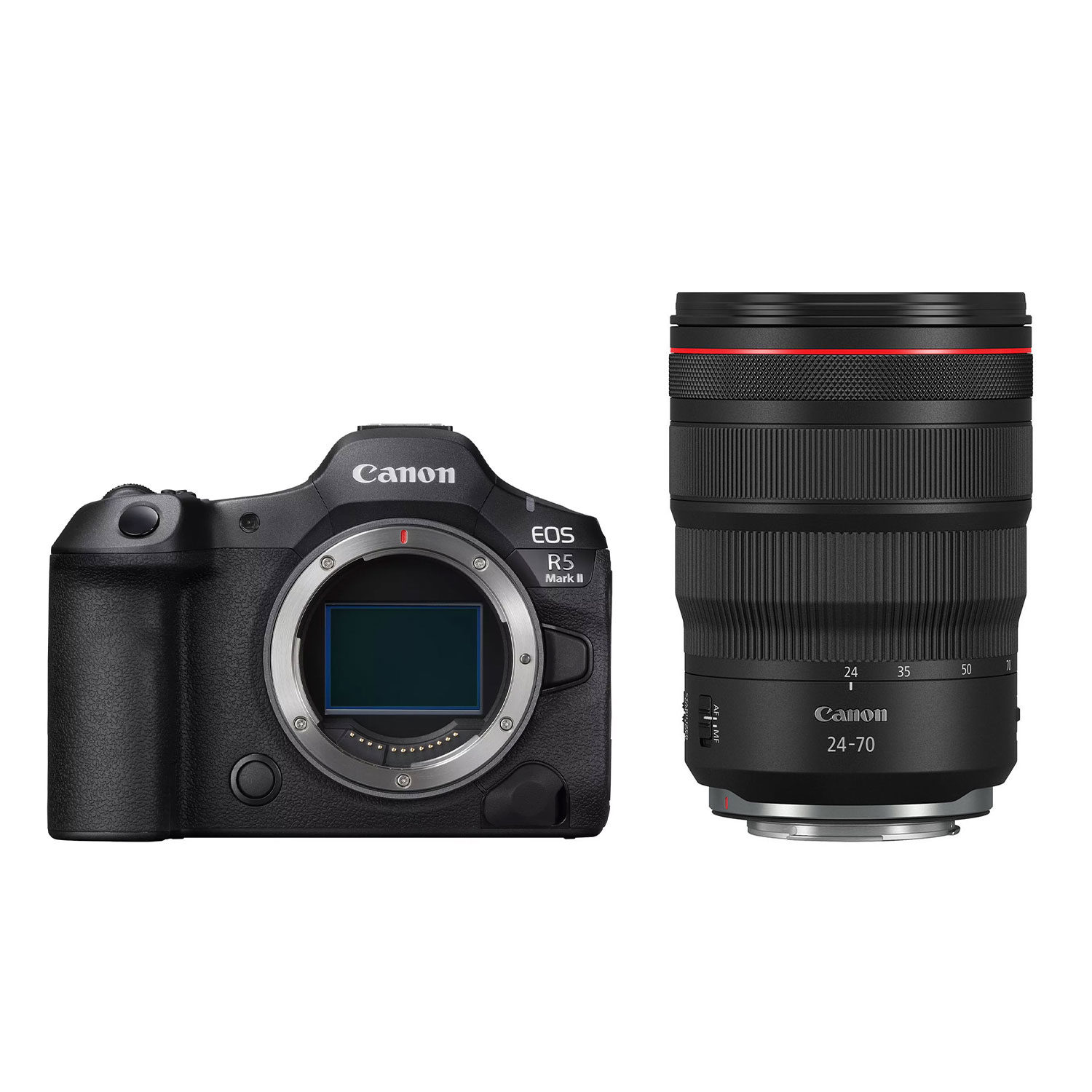 Canon EOS R5 Mark II systeemcamera Zwart + RF 24-70mm