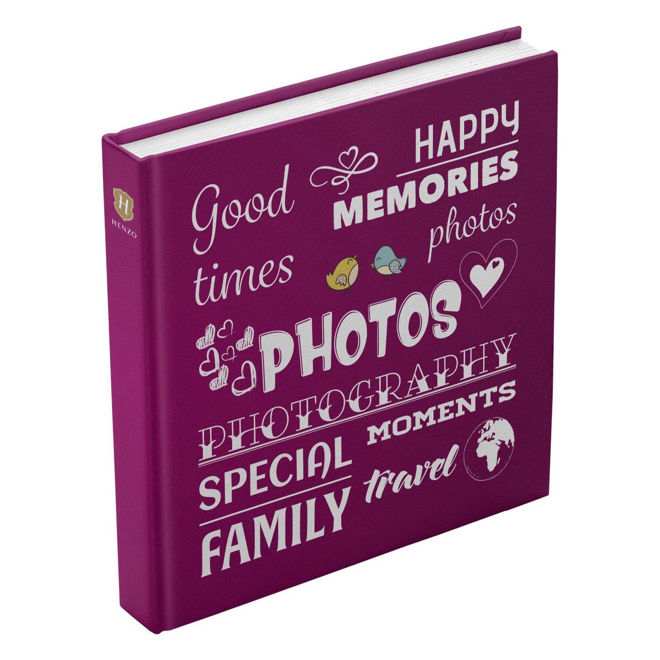 Henzo Wording Fotoalbum Bordeaux (100 pagina's)