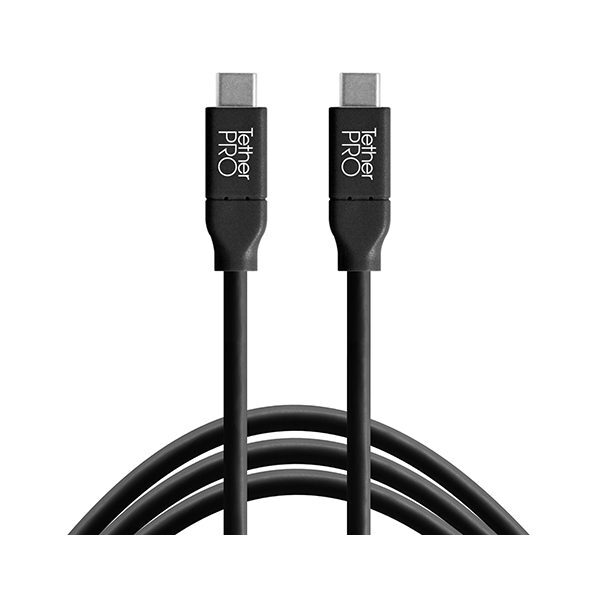 Tether Tools TetherPro USB-C naar USB-C 4.6m kabel Zwart
