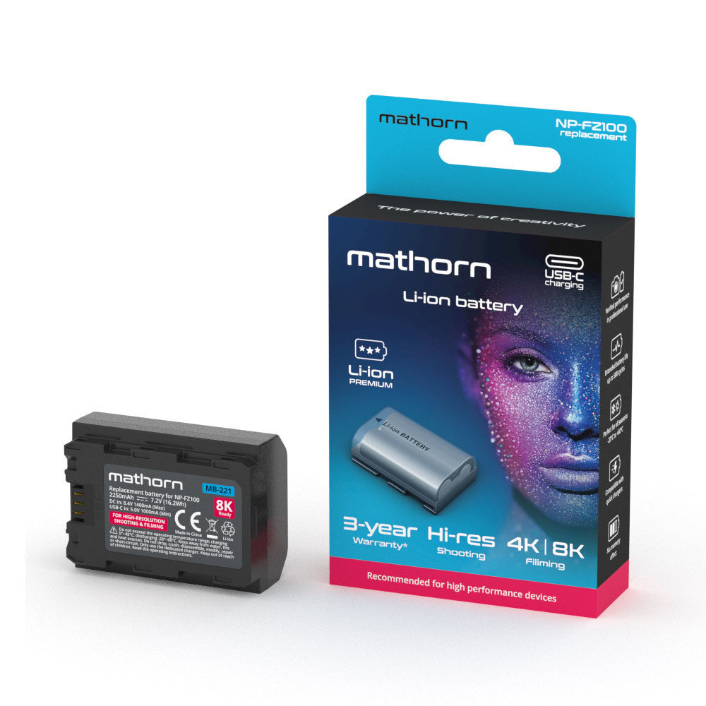 Mathorn MB-221 accu (Sony NP-FZ100) 2-Pack kopen? | Cameranu
