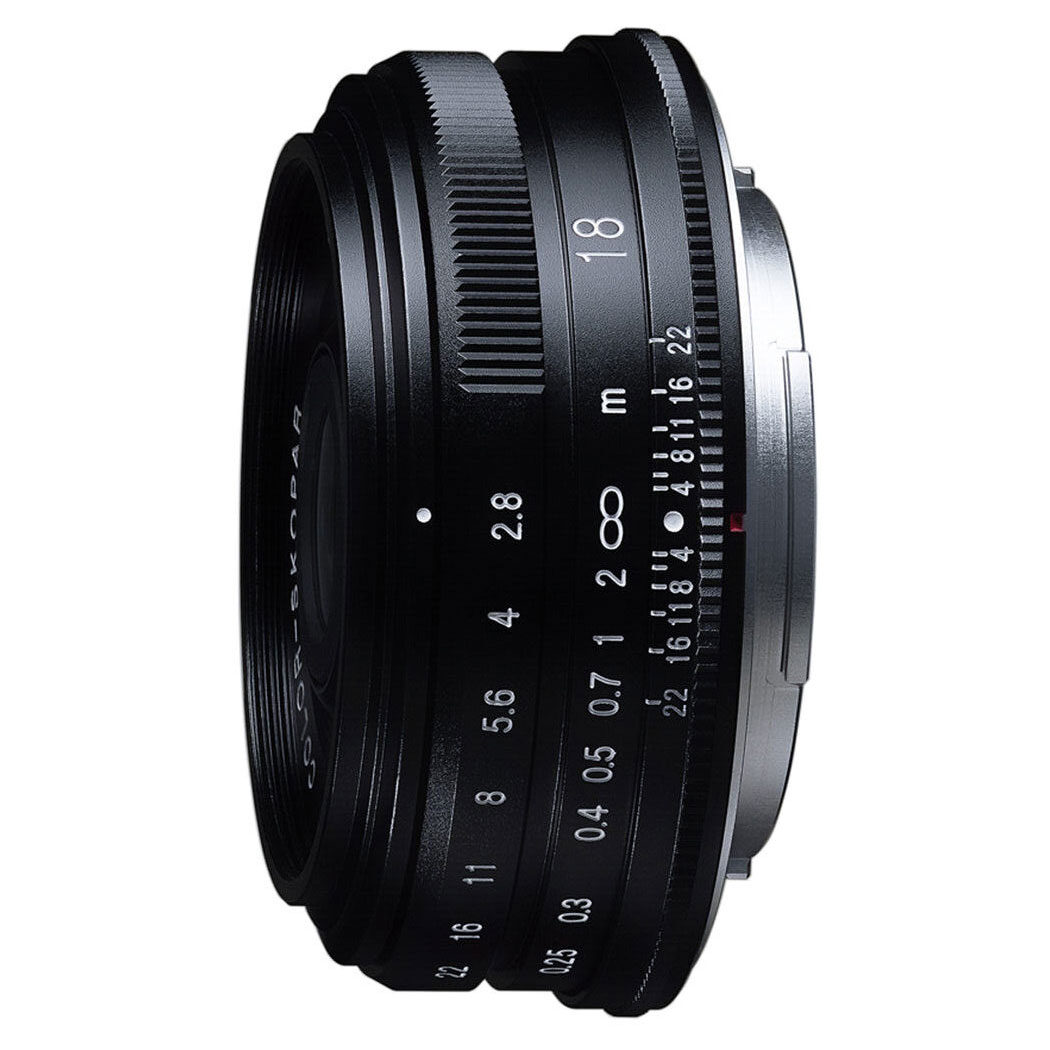 Voigtlander Color Skopar 18mm f/2.8 Fujifilm X-mount objectief Zwart
