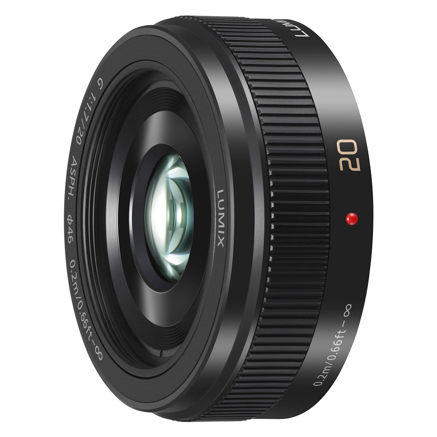 Panasonic Lumix G 20mm f/1.7 II ASPH MFT-mount objectief Zwart