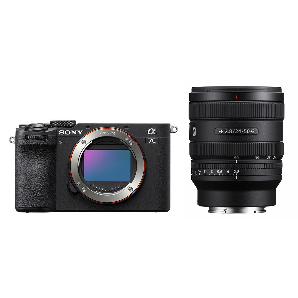 Sony A7C II systeemcamera Zwart + 24-50mm