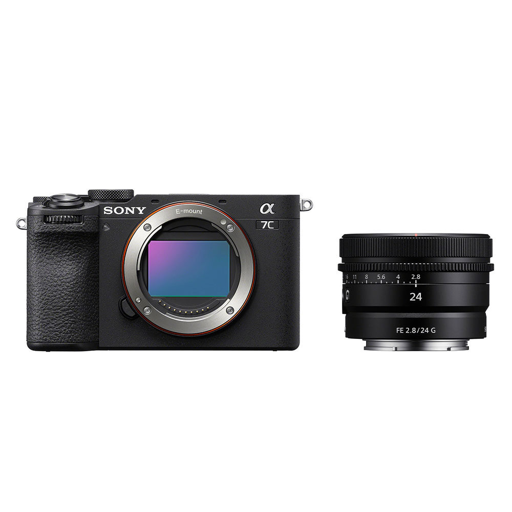 Sony A7C II systeemcamera Zwart + 24mm
