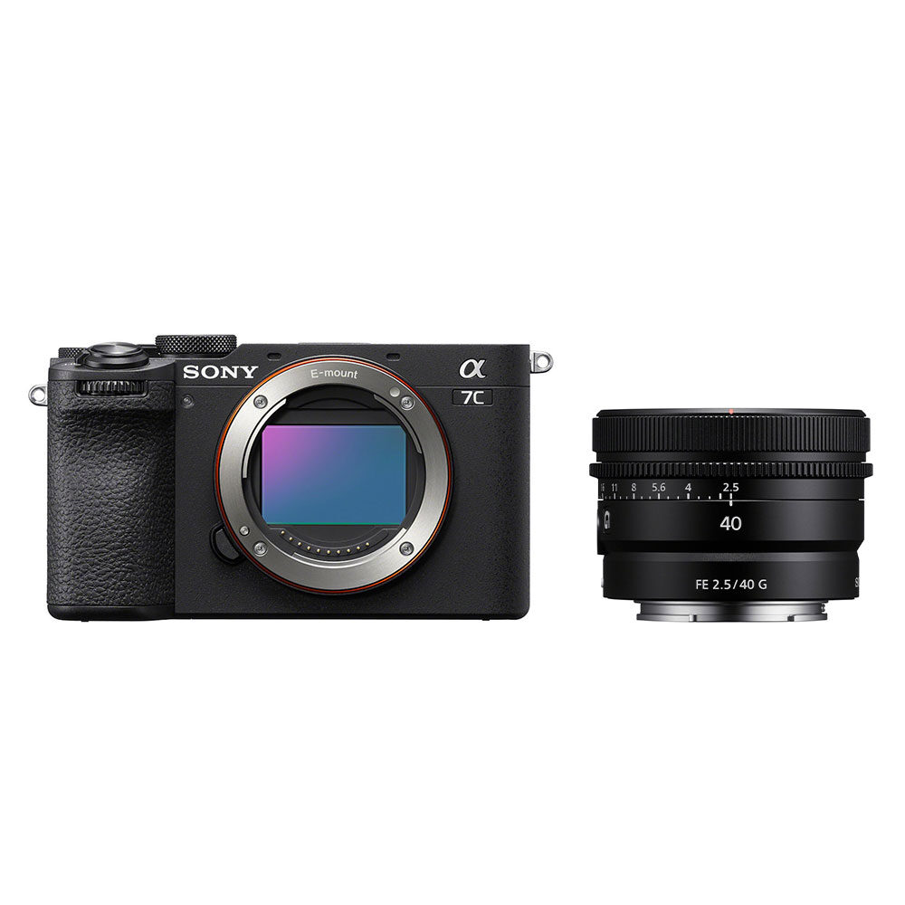 Sony A7C II systeemcamera Zwart + 40mm