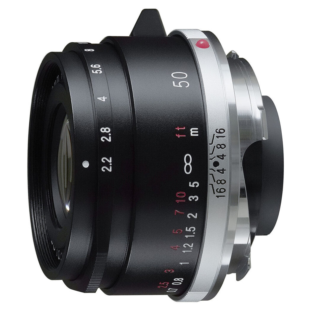 Voigtlander Color Skopar 50mm f/2.2 Leica M-mount objectief Zwart