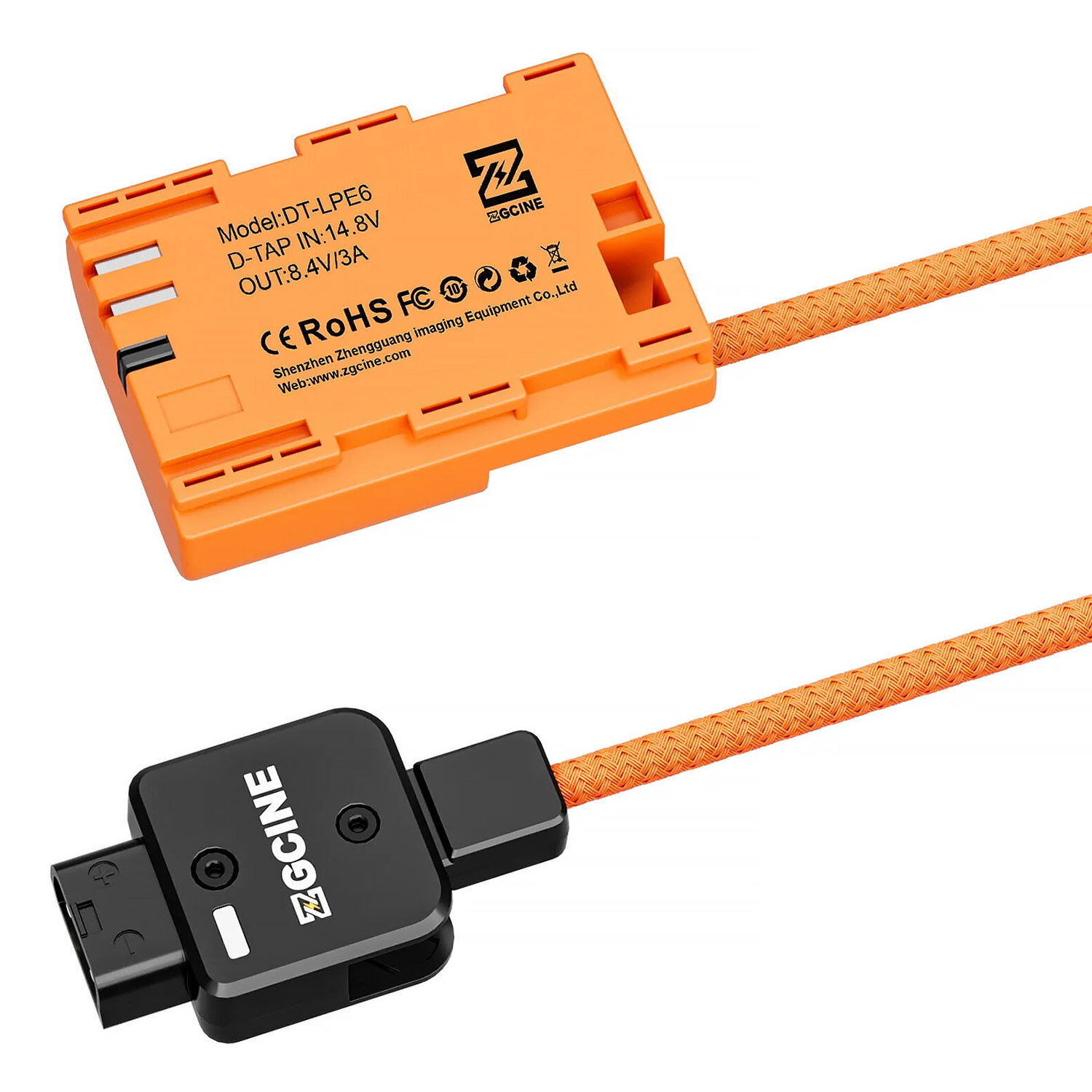 Zgcine D-Tap To LPE6 Dummy Battery Cable (DT-LPE6)