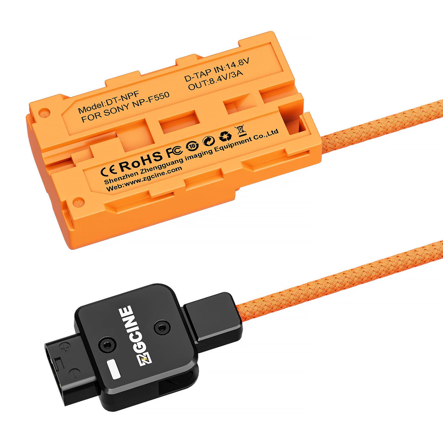 Zgcine D-Tap To NPF Dummy Battery Cable (DT-NPF)