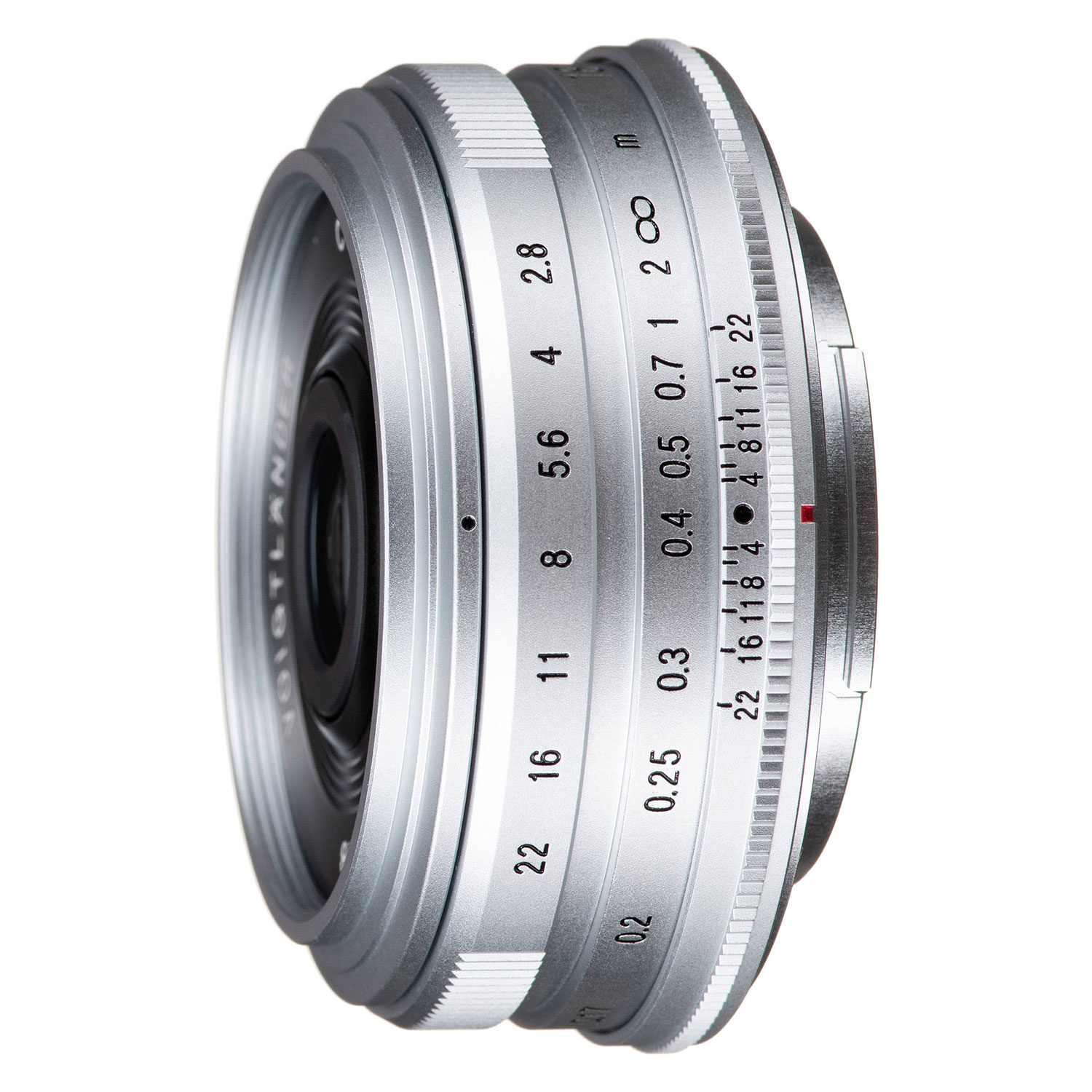 Voigtlander Color Skopar 18mm f/2.8 Fujifilm X-mount objectief Zilver