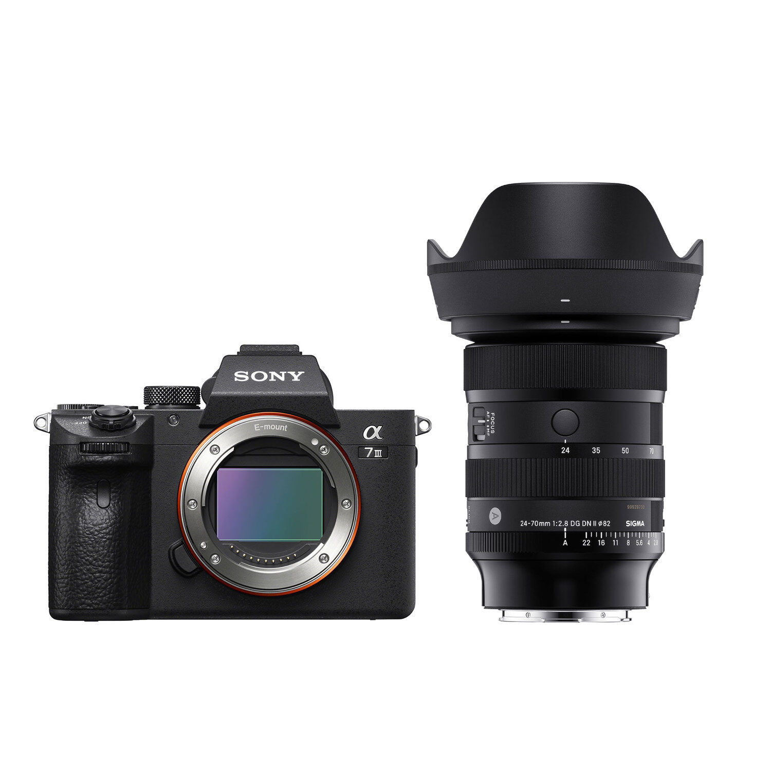 Sony Alpha A7 III systeemcamera + Sigma 24-70mm f/2.8 DG DN II Art objectief