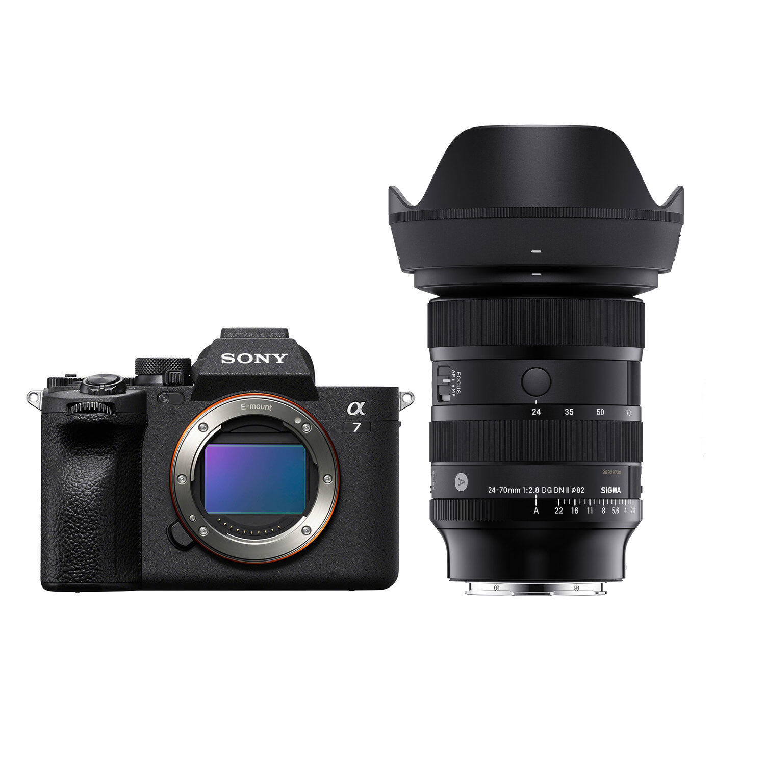 Sony Alpha A7 IV systeemcamera + Sigma 24-70mm II