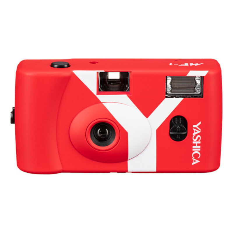 Yashica MF-1 Snapshot Art Camera Y Edition Rood met 1 Film 400/24