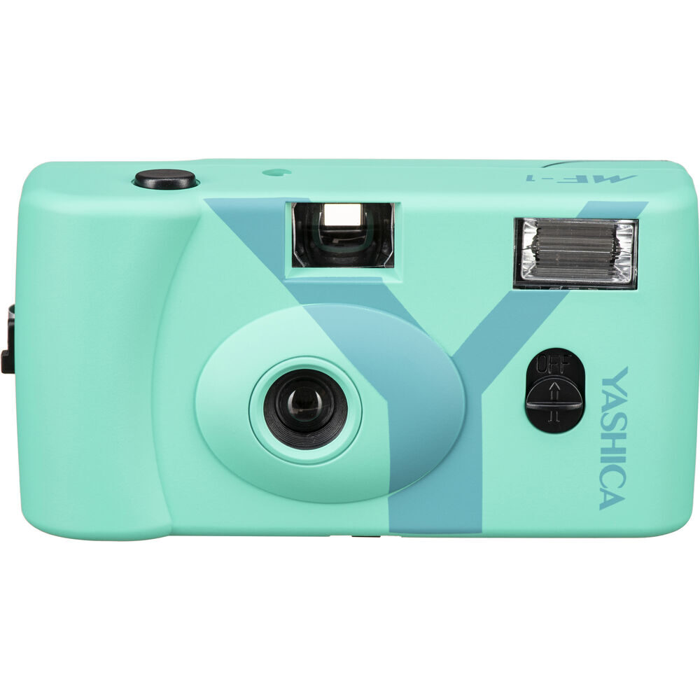 Yashica MF-1 Snapshot Art Camera Y Edition Turquoise met 1 Film 400/24