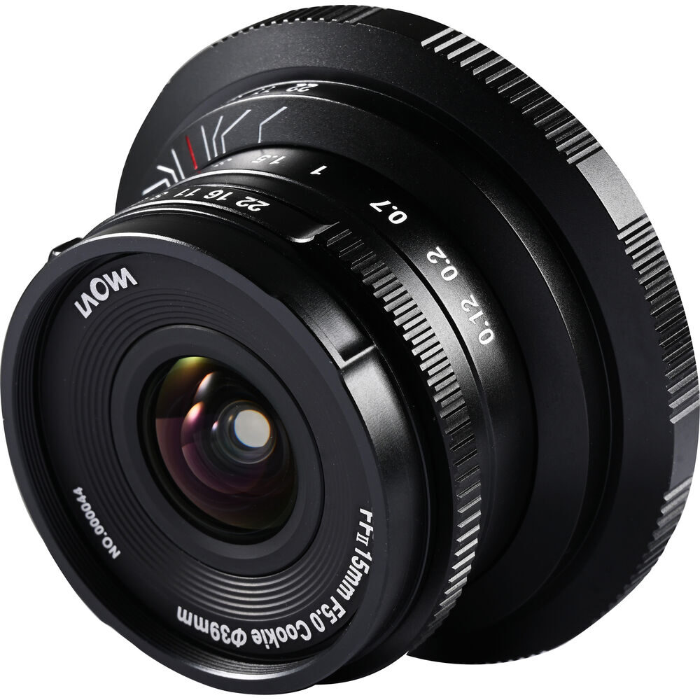 Laowa 15mm f/5 Cookie FF L-mount objectief Zwart